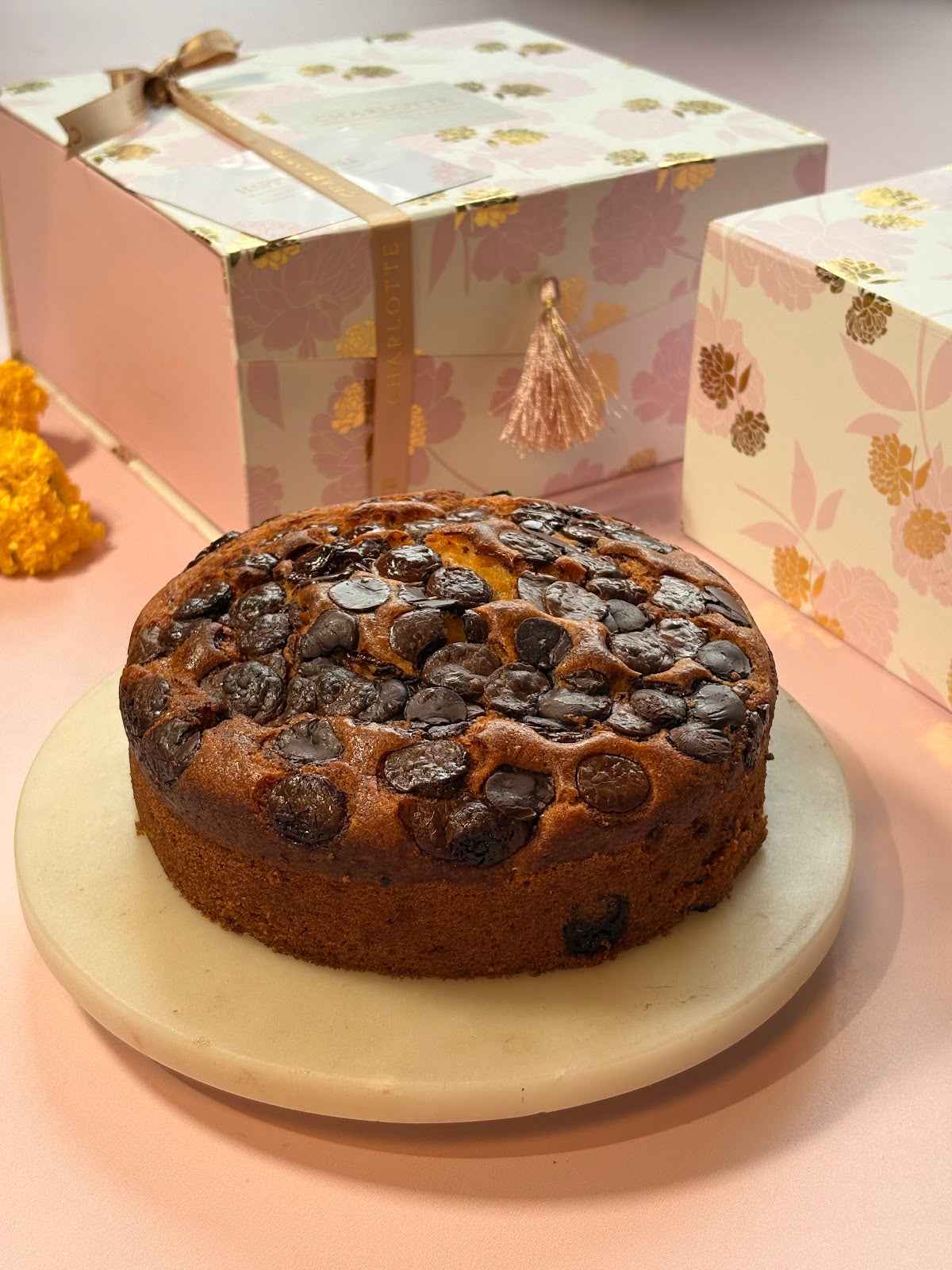 Chocolate Chip Butter Tea Cake