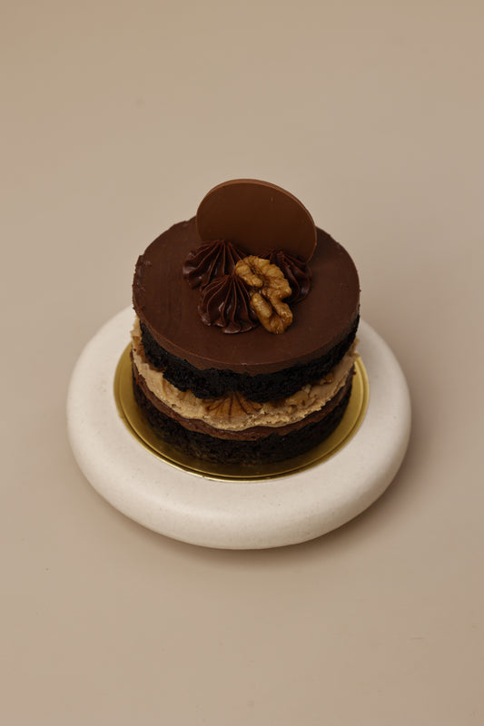 Belgian Chocolate, Coffee Ganache & Walnut
