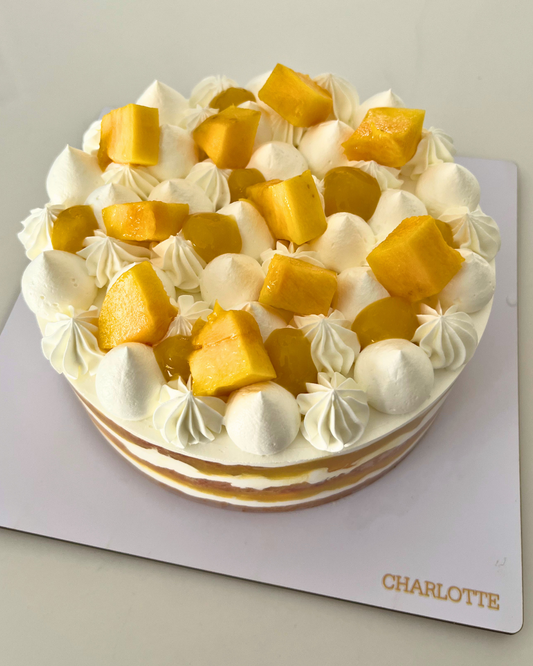 Naked Mango Cake