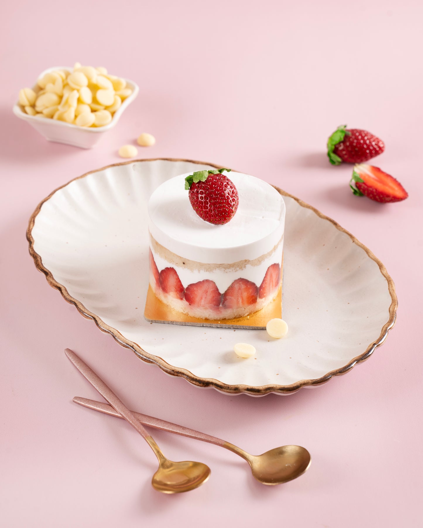 Vanilla & Strawberry Pastry